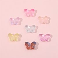 20 Pieces 10 * 14mm Hole 1~1.9mm Glass Butterfly Beads main image 3