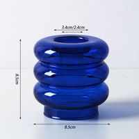 Simple Style Solid Color Glass Vase sku image 1