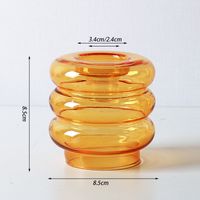 Simple Style Solid Color Glass Vase sku image 2