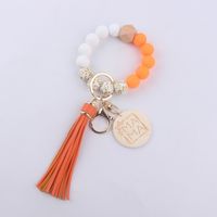 Simple Style Letter Silica Gel Beaded Mother's Day Women's Keychain sku image 9