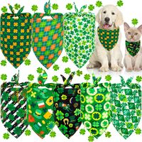 Simple Style Classic Style Polyester Four Leaf Clover Pet Scarf main image 1