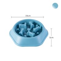 Simple Style Classic Style Plastic Solid Color Pet Tableware sku image 8