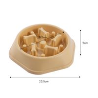 Simple Style Classic Style Plastic Solid Color Pet Tableware sku image 3