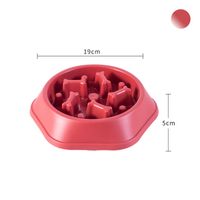 Simple Style Classic Style Plastic Solid Color Pet Tableware sku image 5