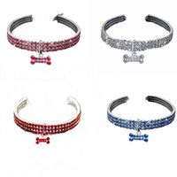 Simple Style Classic Style Commute Alloy Bow Knot Inlay Pet Collar main image 4