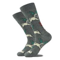 Men's Cartoon Style Animal Cotton Ankle Socks A Pair sku image 31