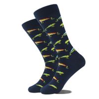 Men's Cartoon Style Animal Cotton Ankle Socks A Pair sku image 29
