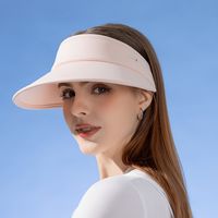 Mujeres Elegante Básico Color Sólido Grandes Aleros Sombrero Para El Sol sku image 1