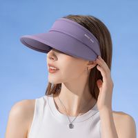 Mujeres Elegante Básico Color Sólido Grandes Aleros Sombrero Para El Sol sku image 9