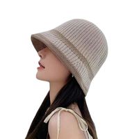 Women's Simple Style Stripe Curved Eaves Bucket Hat main image 3