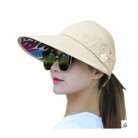Women's Original Design Solid Color Side Of Fungus Sun Hat main image 3