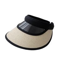 Women's Classic Style Solid Color Big Eaves Sun Hat main image 3