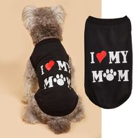 Lindo Poliéster Letra Forma De Corazón Ropa Para Mascotas sku image 6