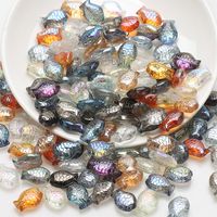 A Pack Of 30 10 * 14mm Hole 1~1.9mm Glass Glass Fish Beads main image 4