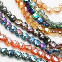 20 PCS/Package 12 * 5mm Glass Square Beads main image 1