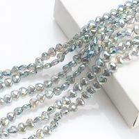 50 PCS/Package 8 * 5mm Glass Glass Heart Shape Beads sku image 11