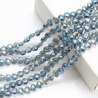 50 PCS/Package 8 * 5mm Glass Glass Heart Shape Beads sku image 5