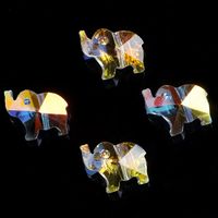 20 Pcs/package Simple Style Star Heart Shape Snowflake Crystal Glass Plating Jewelry Accessories sku image 24
