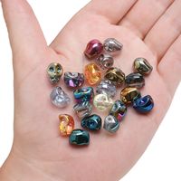 30 Pieces Per Pack 8 * 10mm 1mm Glass Glass Skull Beads main image 5