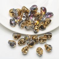 30 Pieces Per Pack 8 * 10mm 1mm Glass Glass Skull Beads sku image 1