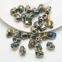 30 Pieces Per Pack 8 * 10mm 1mm Glass Glass Skull Beads sku image 9