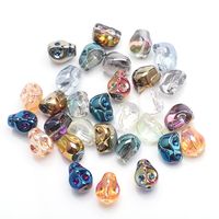 30 Pieces Per Pack 8 * 10mm 1mm Glass Glass Skull Beads main image 4