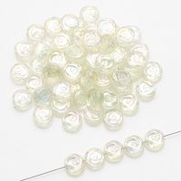 A Pack Of 30 Diameter 10mm Hole Under 1mm Glass Rose Beads sku image 1