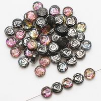 A Pack Of 30 Diameter 10mm Hole Under 1mm Glass Rose Beads sku image 3