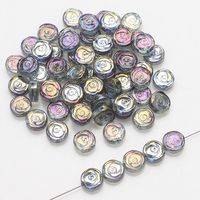 A Pack Of 30 Diameter 10mm Hole Under 1mm Glass Rose Beads sku image 9