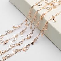 1 Piece Simple Style Leaves Heart Shape Butterfly Alloy Plating Chain Jewelry Accessories sku image 16