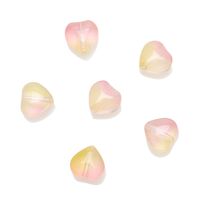 50 PCS/Package 8 * 5mm Hole 1~1.9mm Glass Heart Shape Beads sku image 4