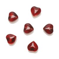 50 PCS/Package 8 * 5mm Hole 1~1.9mm Glass Heart Shape Beads sku image 10