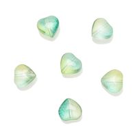 50 PCS/Package 8 * 5mm Hole 1~1.9mm Glass Heart Shape Beads sku image 7