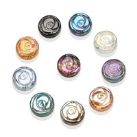 A Pack Of 30 Diameter 10mm Hole Under 1mm Glass Rose Beads main image 4