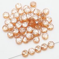 A Pack Of 30 Diameter 10mm Hole Under 1mm Glass Rose Beads sku image 4
