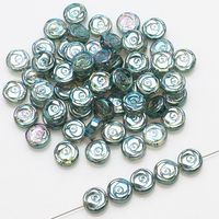 A Pack Of 30 Diameter 10mm Hole Under 1mm Glass Rose Beads sku image 8