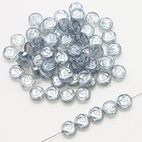 A Pack Of 30 Diameter 10mm Hole Under 1mm Glass Rose Beads sku image 6