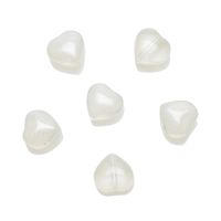 50 PCS/Package 8 * 5mm Hole 1~1.9mm Glass Heart Shape Beads sku image 2