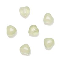 50 PCS/Package 8 * 5mm Hole 1~1.9mm Glass Heart Shape Beads sku image 5