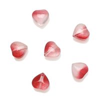 50 PCS/Package 8 * 5mm Hole 1~1.9mm Glass Heart Shape Beads sku image 8
