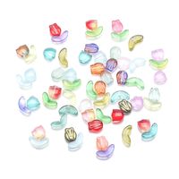 20 Sets Per Pack 5 * 14mm 8 * 10mm Glass Flower Beads main image 5