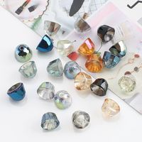 50 Pièces/Paquet 7*8mm Trou 1~1.9mm Cristal Verre Couleur Unie Perles main image 6