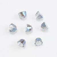 50 Stück/Paket 7*8mm Loch 1~1.9mm Kristall Glas Einfarbig Perlen sku image 3