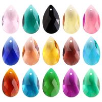 20 Pcs/package Simple Style Water Droplets Crystal Polishing Jewelry Accessories main image 1