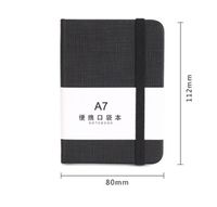 1 Piece Letter Learning School Imitation Leather Wood-free Paper Preppy Style Formal Artistic Notebook sku image 7