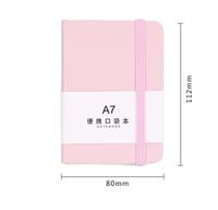 1 Piece Letter Learning School Imitation Leather Wood-free Paper Preppy Style Formal Artistic Notebook sku image 1