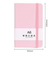 1 Piece Letter Learning School Imitation Leather Wood-free Paper Preppy Style Formal Artistic Notebook sku image 9