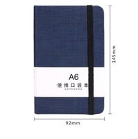 1 Piece Letter Learning School Imitation Leather Wood-free Paper Preppy Style Formal Artistic Notebook sku image 10