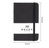 1 Piece Letter Learning School Imitation Leather Wood-free Paper Preppy Style Formal Artistic Notebook sku image 15