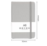 1 Piece Letter Learning School Imitation Leather Wood-free Paper Preppy Style Formal Artistic Notebook sku image 13